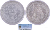 英国1907-B 站洋（港光）$1（贸易）银币