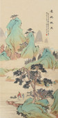 黄山寿 丁巳（1917）年作 庐岳观泉 立轴